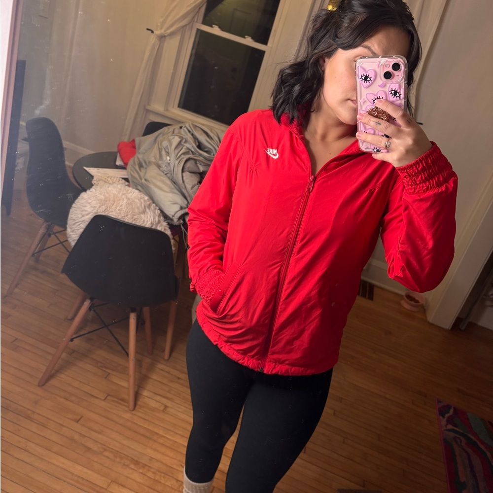 Vintage Nike Red Windbreaker Jacket - Picture 2 of 6